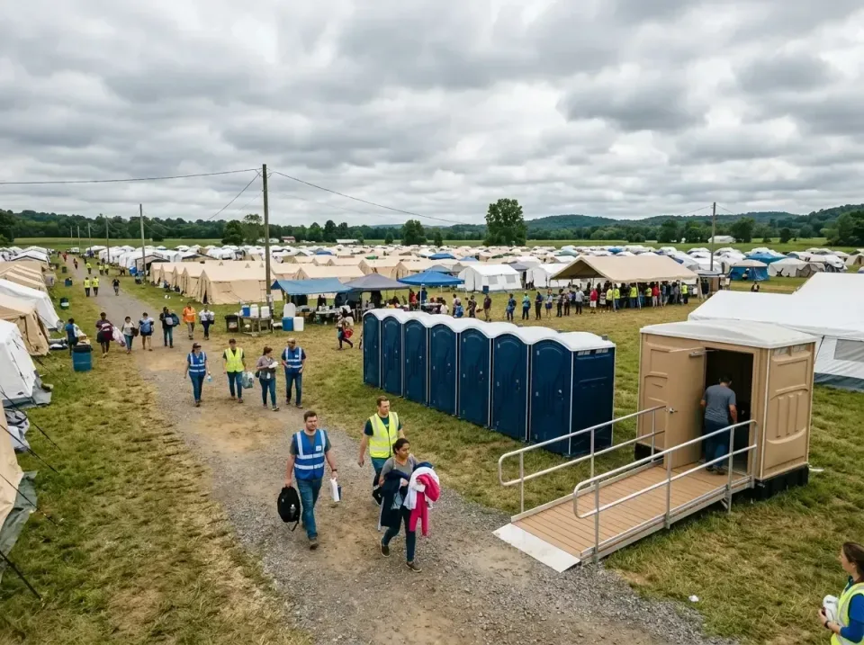 disaster-relief-camp-restrooms-010 — frequently asked questions, Dumpster & Portable Bathrooms Rental in Milford, IA